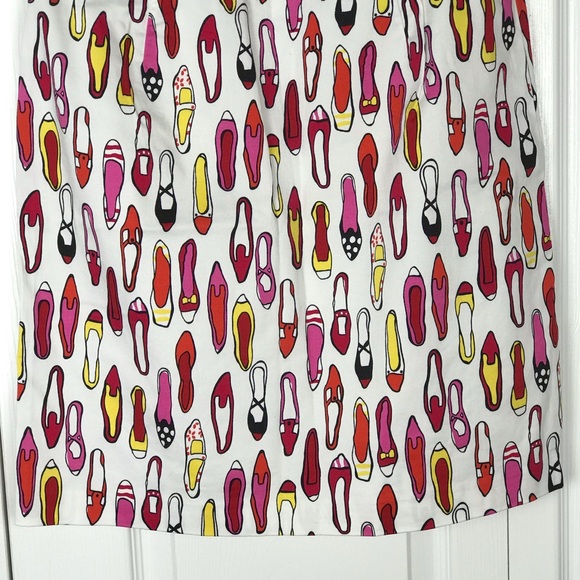 Andrea Viccaro Shoe Print Skirt Size 8 EUC - Picture 7 of 8